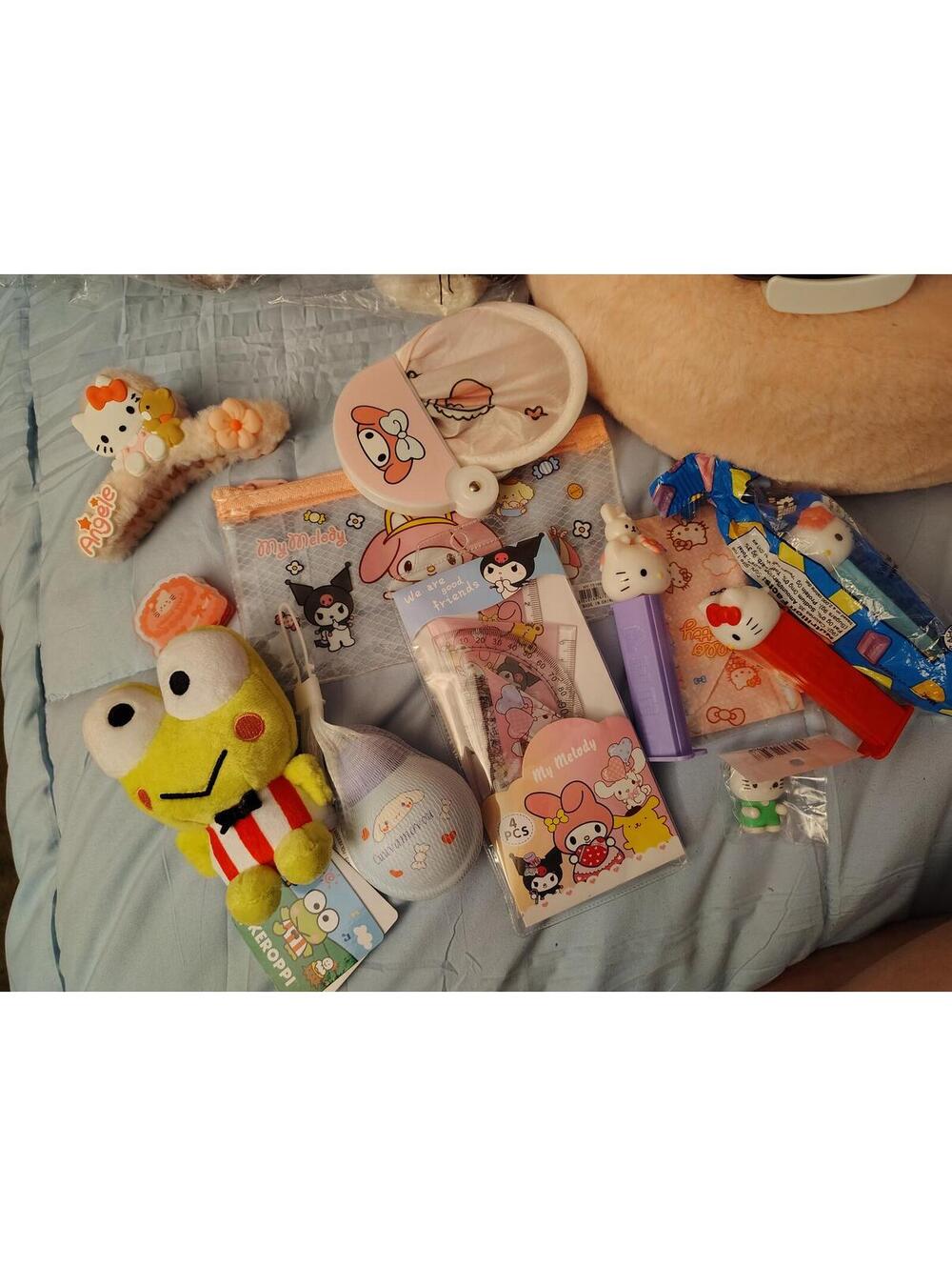 Sanrio Hello Kitty My Melody Keroppi Stationery & PEZ Bundle Lot 12+ Pieces
